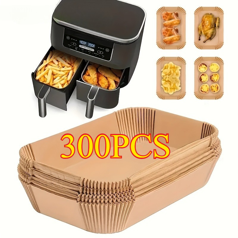 Commercial Kitchen Pots And Pans - 使い捨てエアフライヤー紙ノンスティックキッチンベーキングエアフライヤーマット耐油電子レンジバーベキューパッドベーキングペーパーライナーアクセサリー
