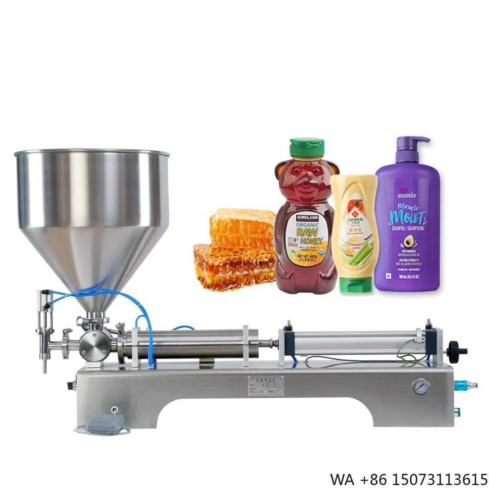 Vacuum Sealer - 半自動ピストン式高精度飲料ガラス瓶充填機（マーマレード、サラダドレッシング用）
