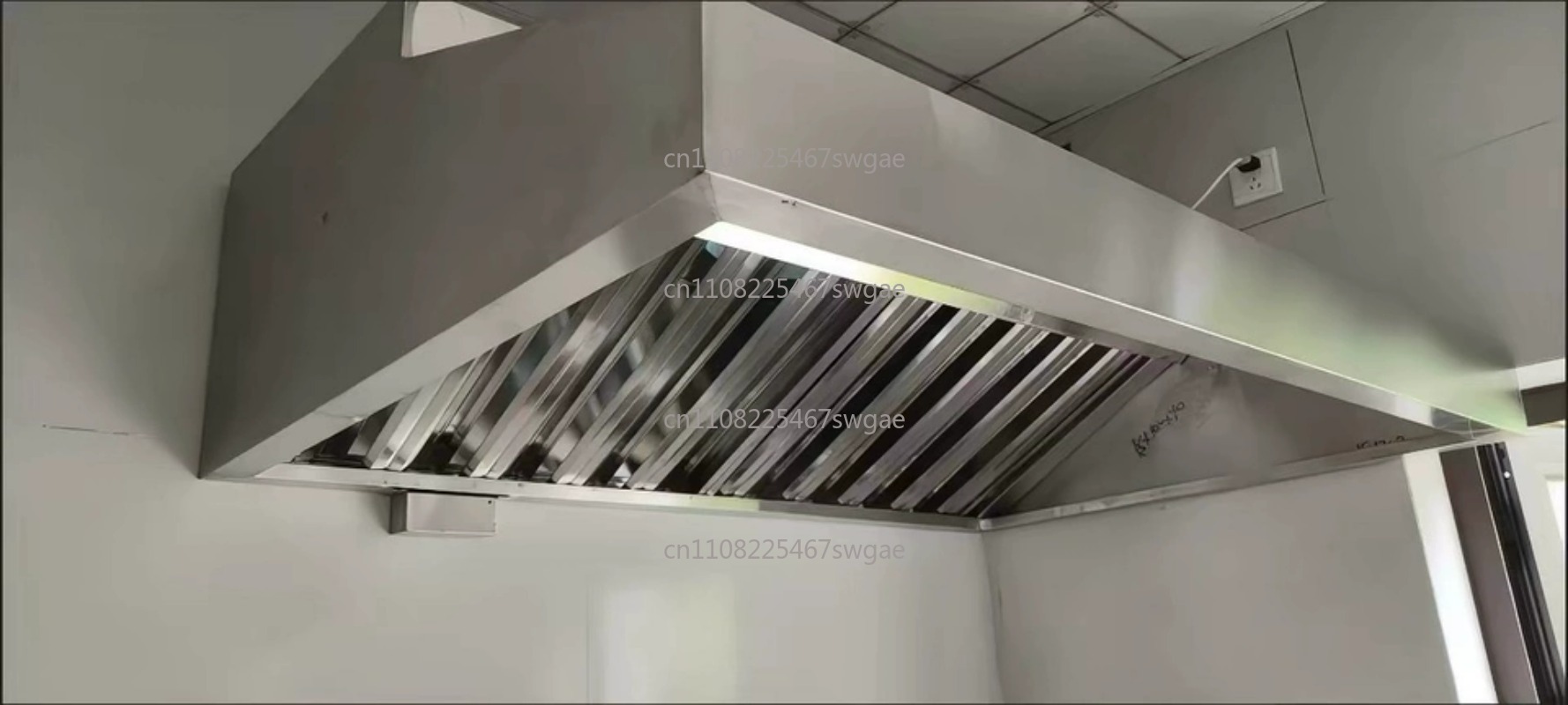 Commercial Kitchen Range Hood - 業務用大型レンジフード ステンレス製 高出力 レストラン・ホテル向け 220V対応