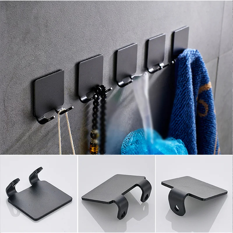 Commercial Kitchen Rack - 1-5 個シェービングカミソリホルダーアルミ男性シェービングシェーバー収納フック壁棚カミソリラック浴室キッチンアクセサリー