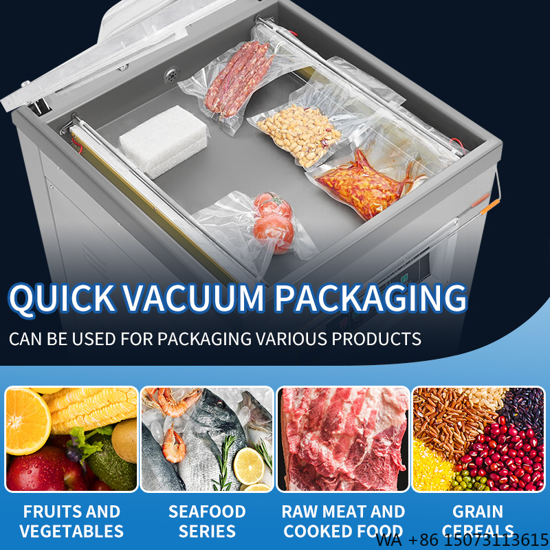 Vacuum Sealer - DZ-500 縦型単室食品真空シーラー半自動包装機（モーター付きプラスチックバッグ＆フォイルシーラー）