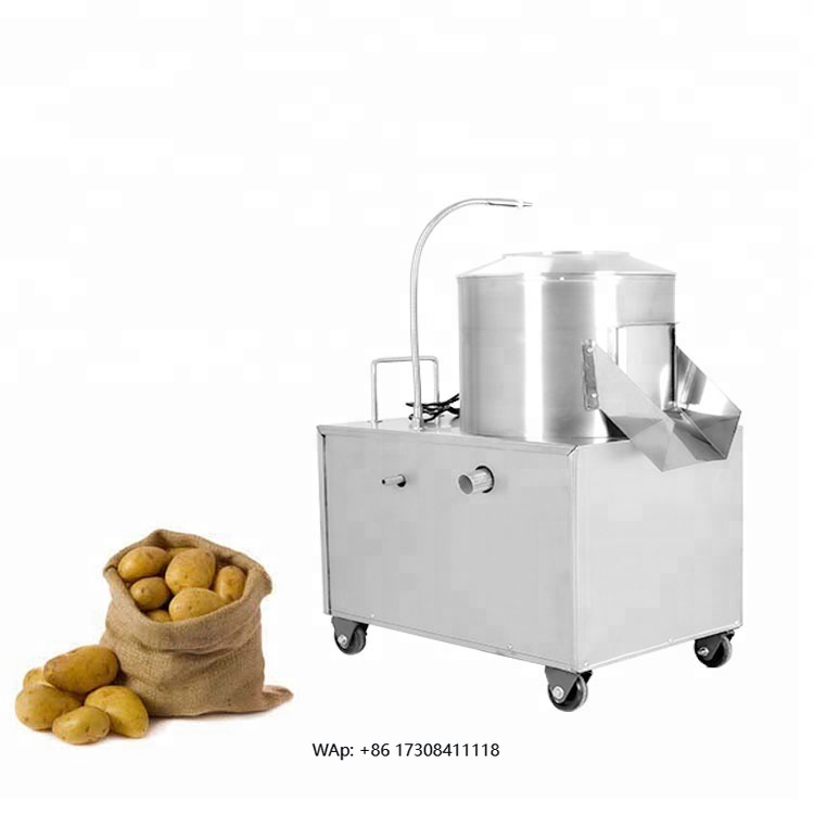 Commercial Potato Peeler - 業務用食品加工機 自動電動じゃがいも皮むき機 皮むき機とカッター