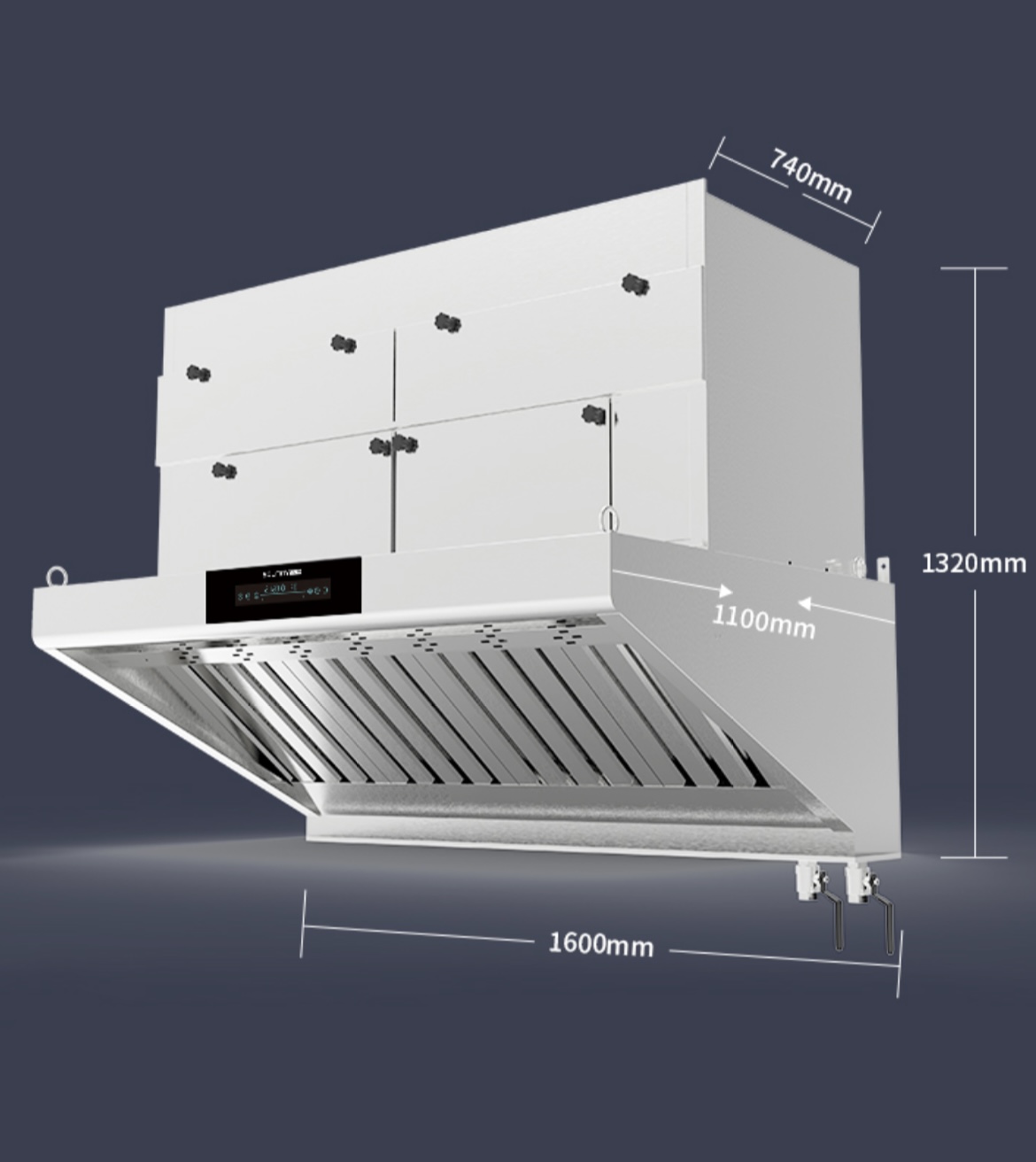 Commercial Kitchen Range Hood - 価格設定されたダクトレスキッチンフードESPフィルター排出商用排気レンジフード