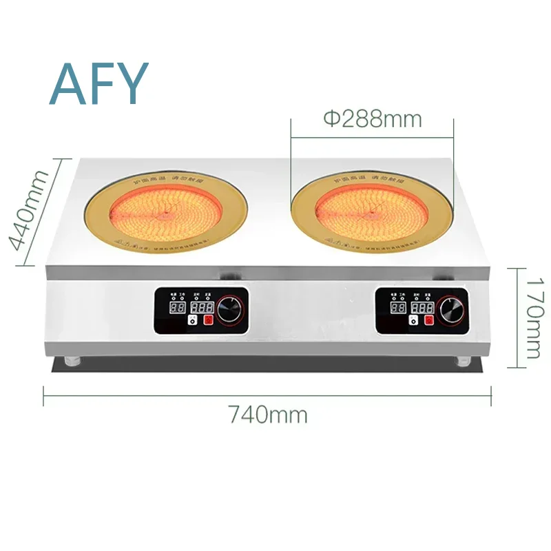 業務用誘導調理器 レストラン厨房用 2口 3500W デュア - Commercial Kitchen Zones のレビューと価格