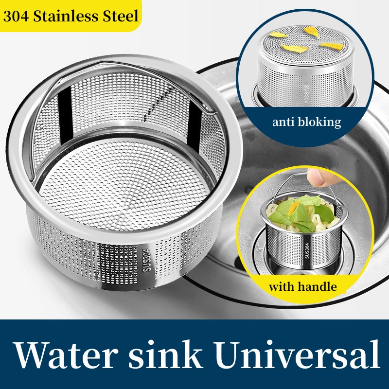 ステンレス鋼の流し台ストレーナー,99% プラグ,排水カバー - Commercial Kitchen Bin のレビューと価格