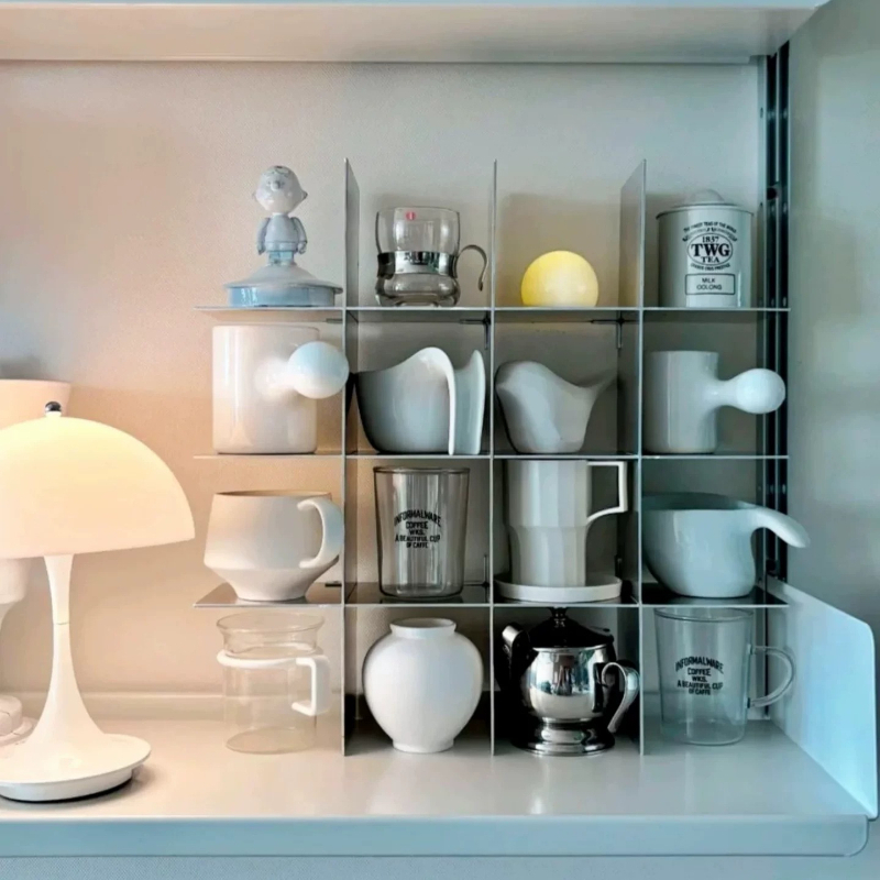 ミニマリストアルミ合金製カウンタートップマグ収納棚多層カップ - Commercial Kitchen Rack のレビューと価格