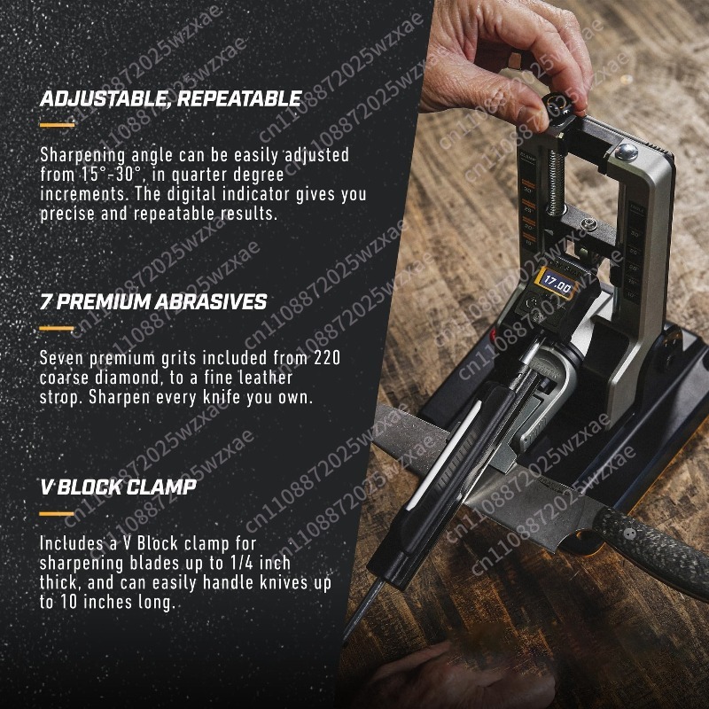 ホットセール。プロ仕様精密調整式ナイフシャープナー - ポケ - Commercial Kitchen Knives のレビューと価格
