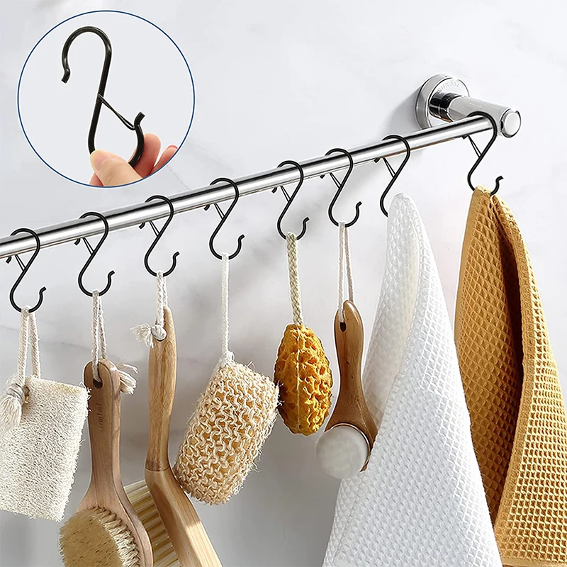 頑丈な金属製のフック,キッチンの棚,バスルームの収納,10個 - Commercial Kitchen Rack のレビューと価格