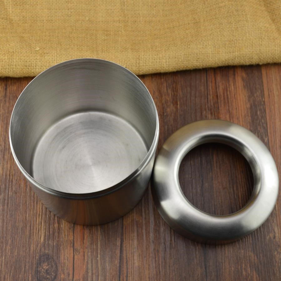 ステンレス製ゴミ箱 寝室 キッチン オフィス 車 卓上 リサ - Commercial Kitchen Bin のレビューと価格