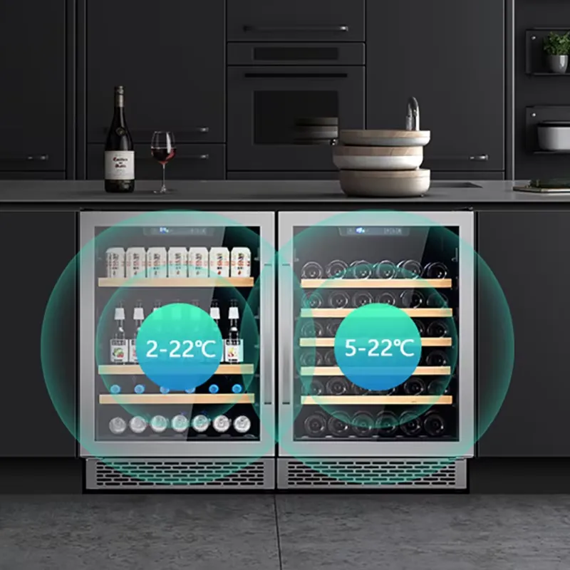 48本収納 ワインクーラー デュアルガラスドア ビールクーラ - Commercial Kitchen Zones のレビューと価格