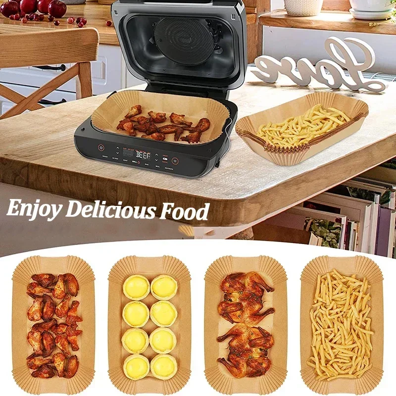 使い捨てエアフライヤー紙ノンスティックキッチンベーキングエア - Commercial Kitchen Pots And Pans のレビューと価格
