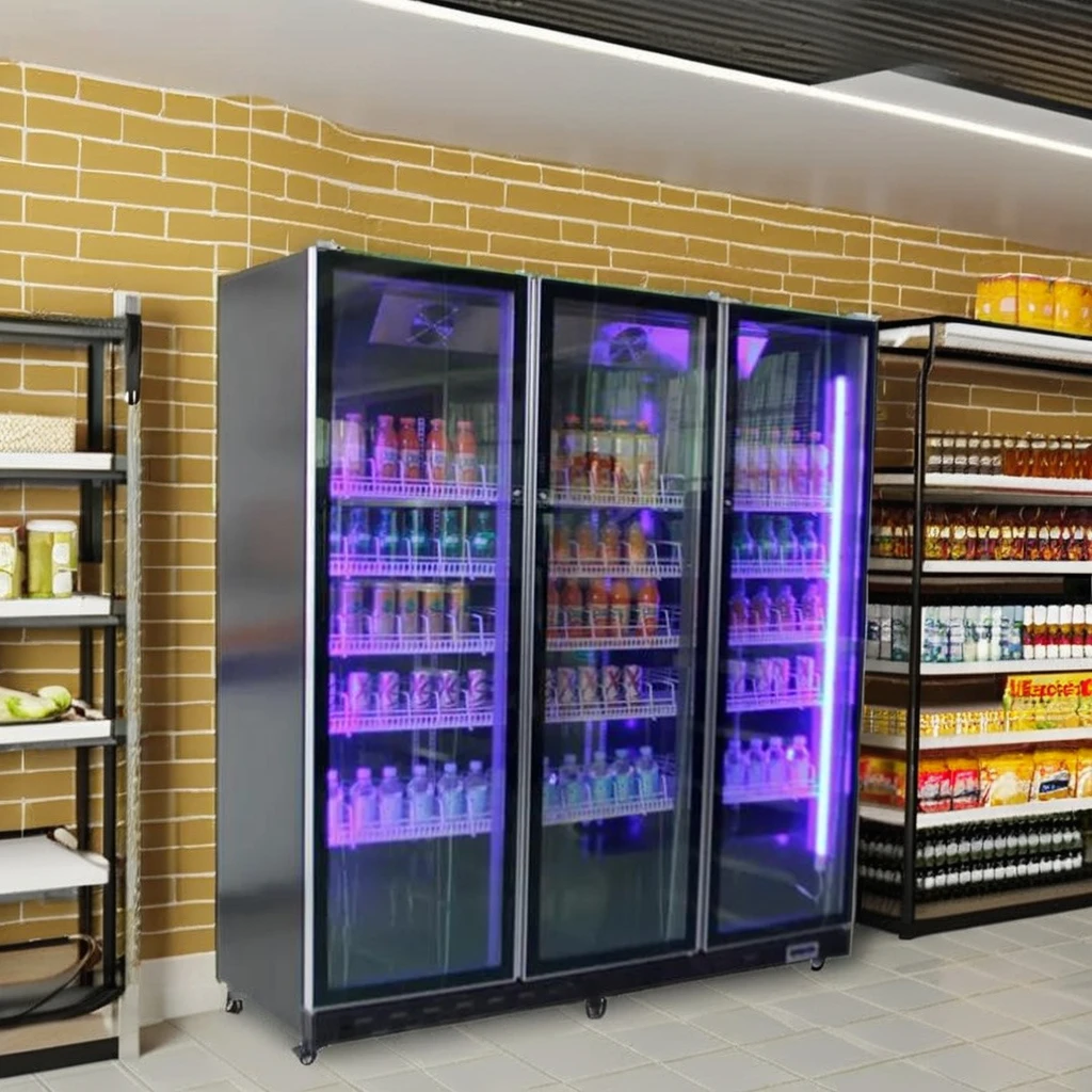 業務用直立型冷蔵庫、ガラス製冷凍庫付き両開きワインキャビネッ - Commercial Kitchen Zones のレビューと価格