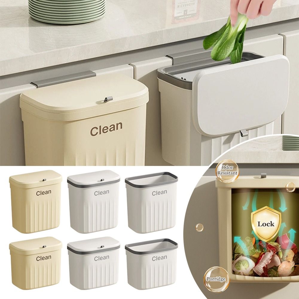 1個入り 耐久性のあるキャビネットコンポストゴミ箱 壁掛け式 - Commercial Kitchen Bin のレビューと価格