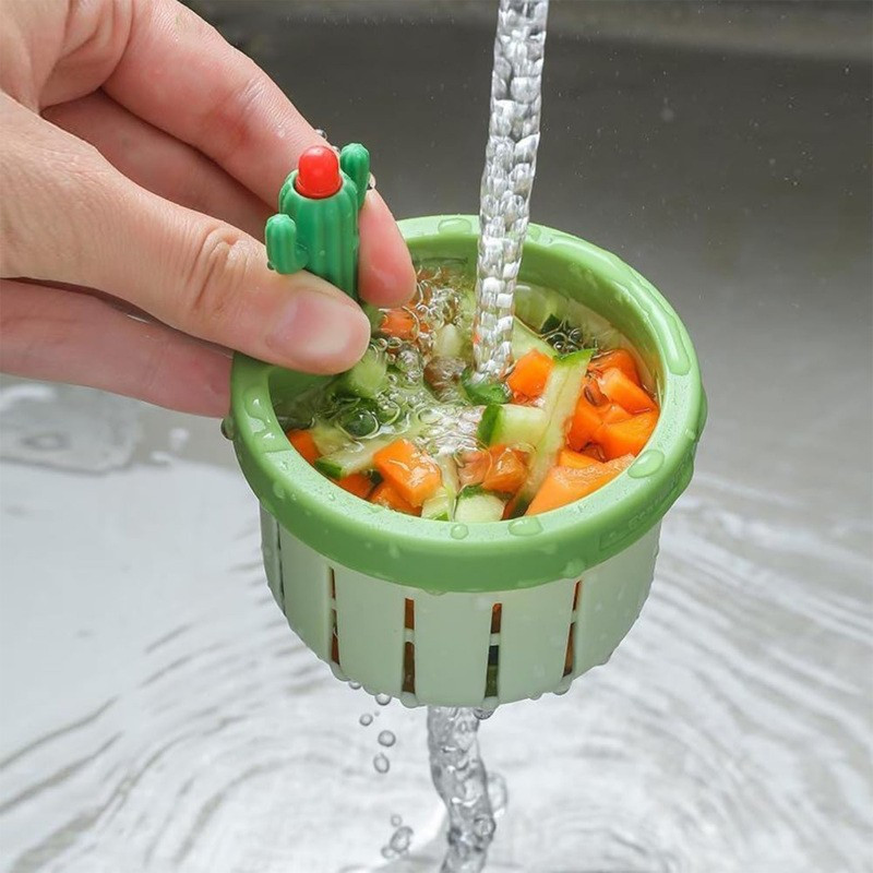 1-5 個サボテンシンク排水ストレーナープレス自動ダンプバス - Commercial Kitchen Bin のレビューと価格