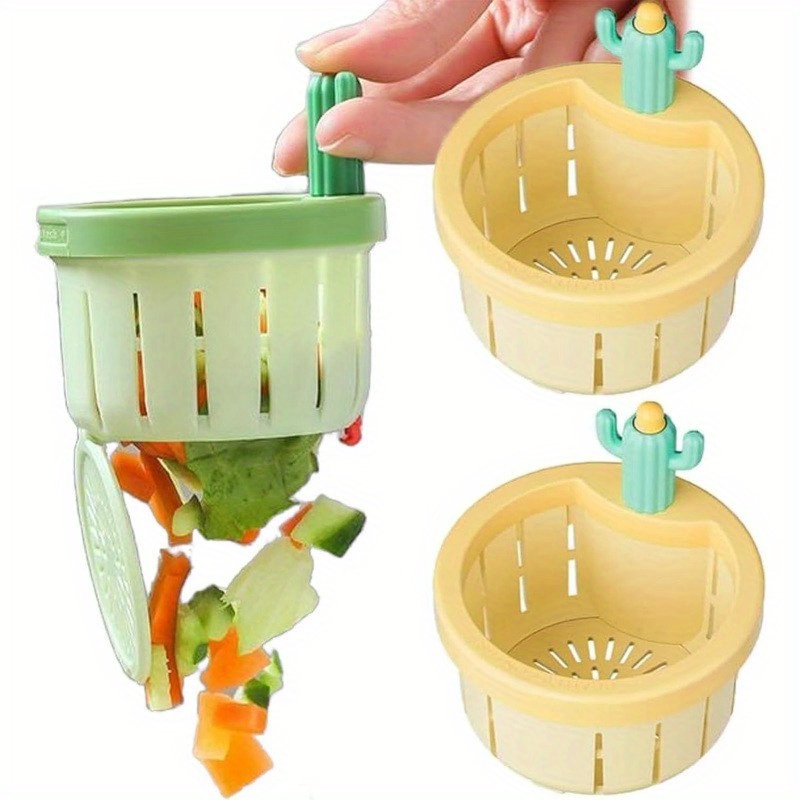1-5 個サボテンシンク排水ストレーナープレス自動ダンプバス - Commercial Kitchen Bin のレビューと価格