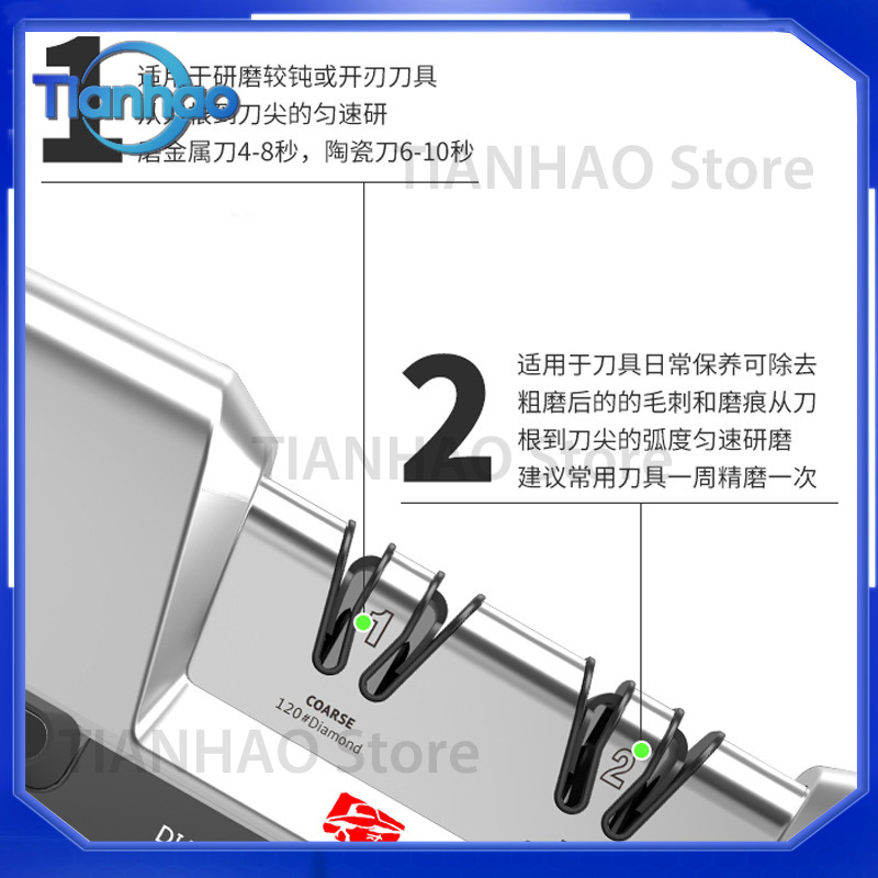 家庭用および業務用電動ナイフシャープナー、携帯型高速刃研ぎ器 - Commercial Kitchen Knife Sharpener のレビューと価格