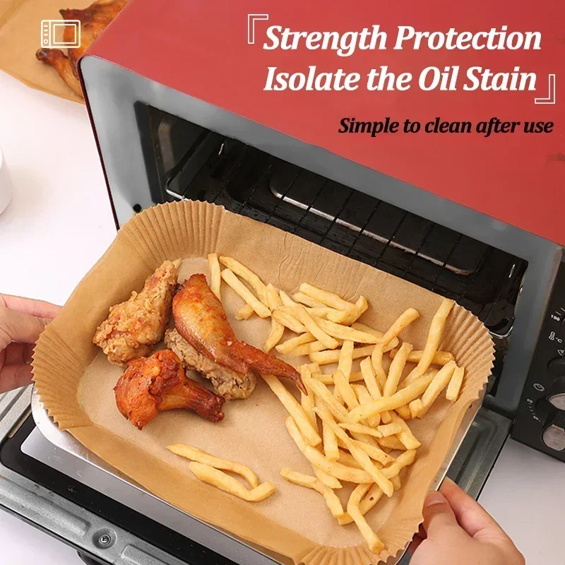 使い捨てエアフライヤー紙ノンスティックキッチンベーキングエア - Commercial Kitchen Pots And Pans のレビューと価格