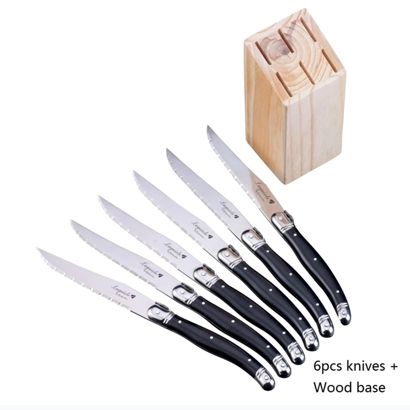 6～8本入り ステンレス製ステーキナイフセット ラギオールス - Commercial Kitchen Knives のレビューと価格