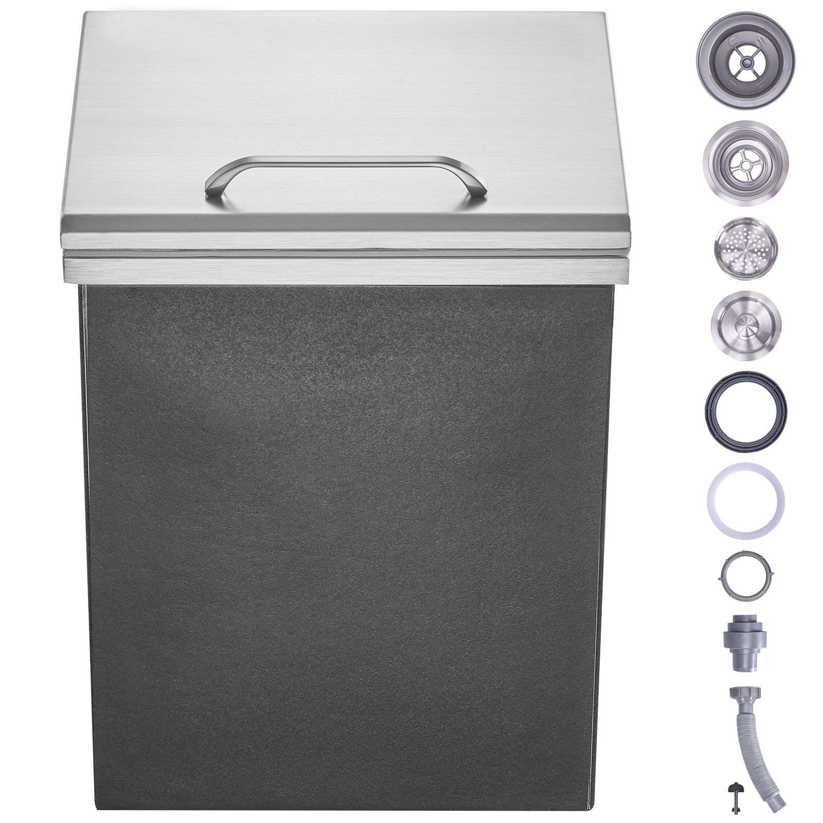 ドロップイン式アイスチェスト、長さ14インチ x 幅12イン - Commercial Kitchen Bin のレビューと価格