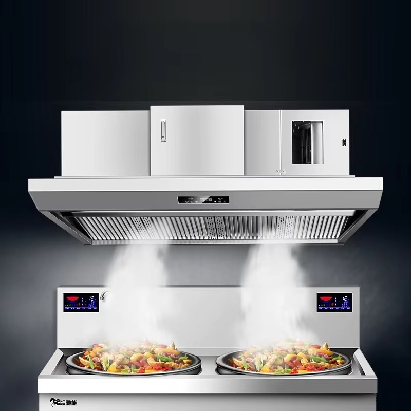 業務用厨房ステンレス製レンジフード 電気式排気装置 新鮮空気 - Commercial Kitchen Range Hood のレビューと価格