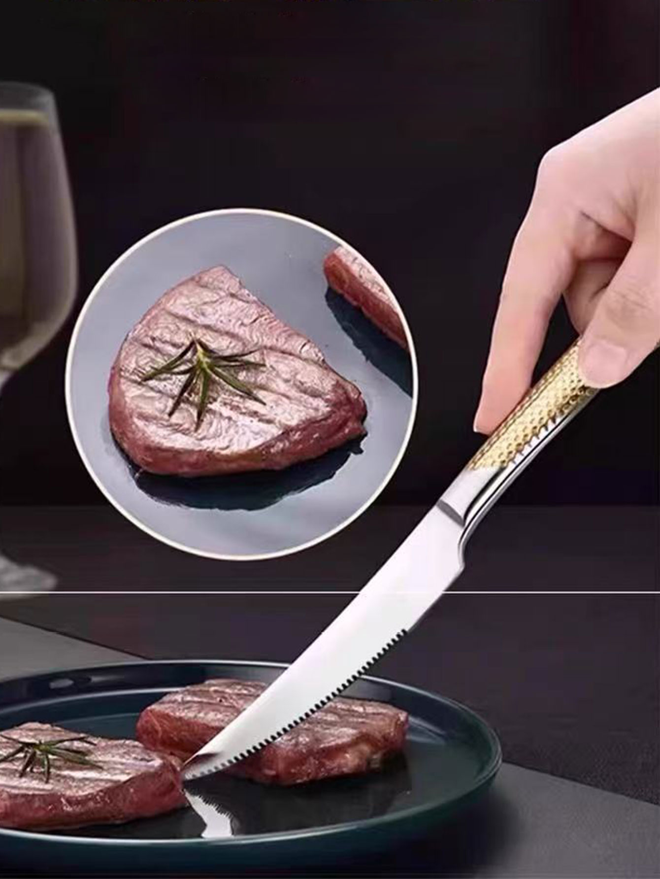 ステーキナイフとフォーク カトラリー 洋食セット 2点フルセ - Commercial Kitchen Knives のレビューと価格