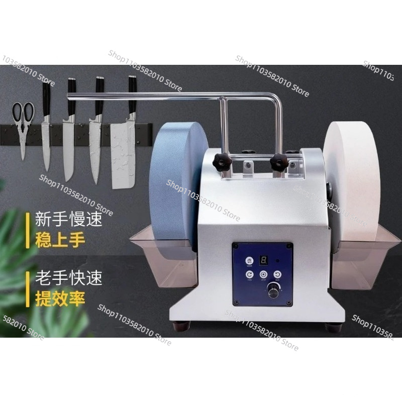 コンパクトなデュアルホイール式水冷式研磨機、家庭用および業務 - Commercial Kitchen Knife Sharpener のレビューと価格