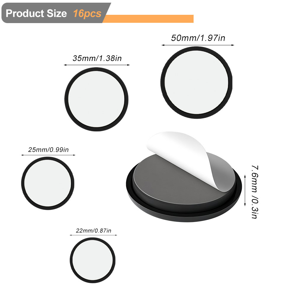 16個入り家電スライダー キッチン小型家電用 粘着式滑り止め - Commercial Kitchen Pots And Pans のレビューと価格