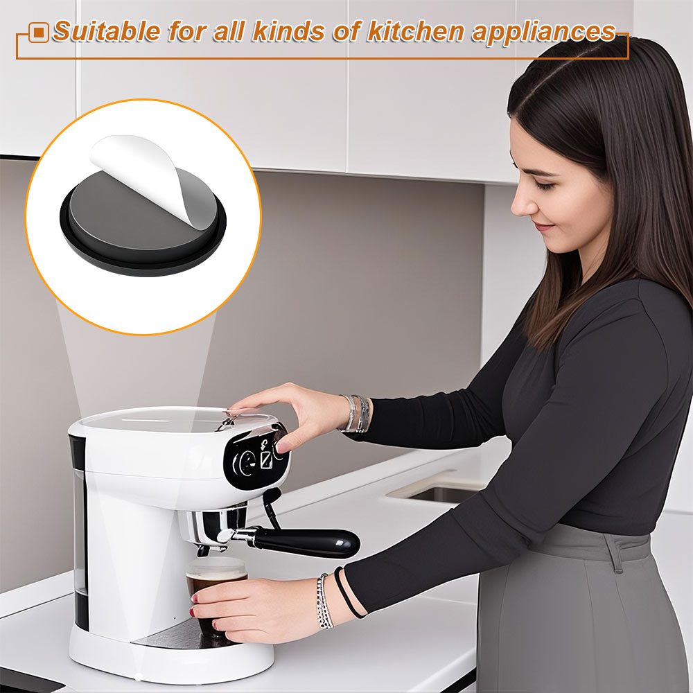 16個入り家電スライダー キッチン小型家電用 粘着式滑り止め - Commercial Kitchen Pots And Pans のレビューと価格