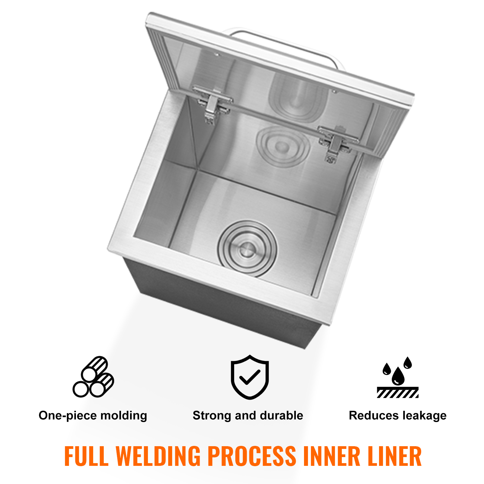 SucceBuy ドロップインアイスチェスト ステンレススチ - Commercial Kitchen Bin のレビューと価格