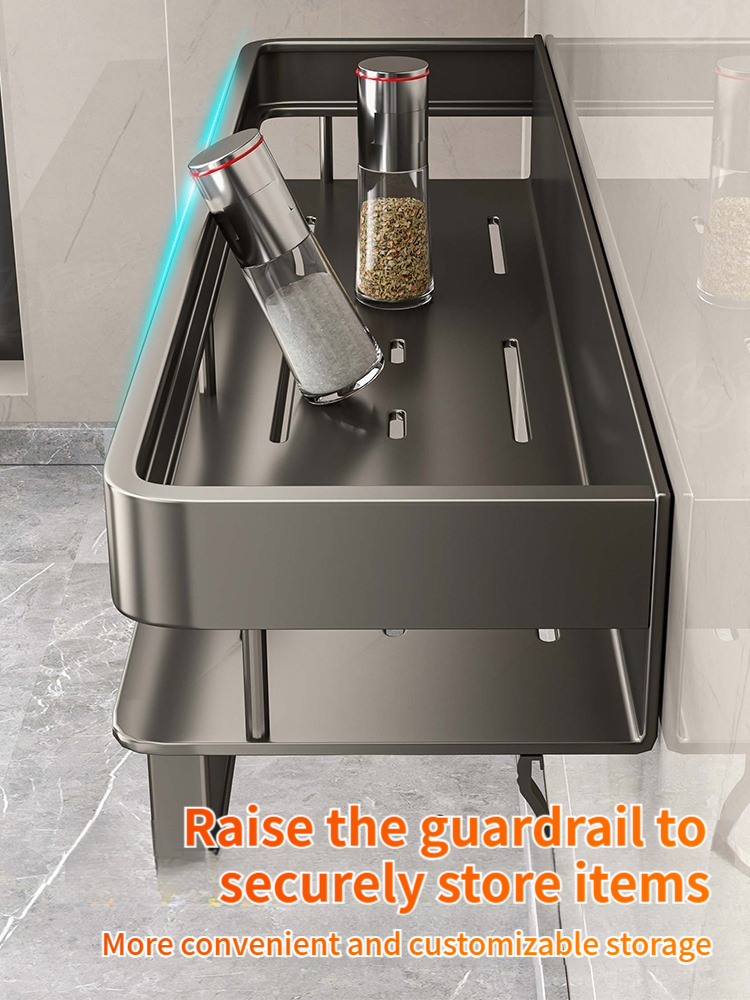 アルミ製キッチンラック キッチン棚 トイレ収納 穴あけ不要  - Commercial Kitchen Rack のレビューと価格