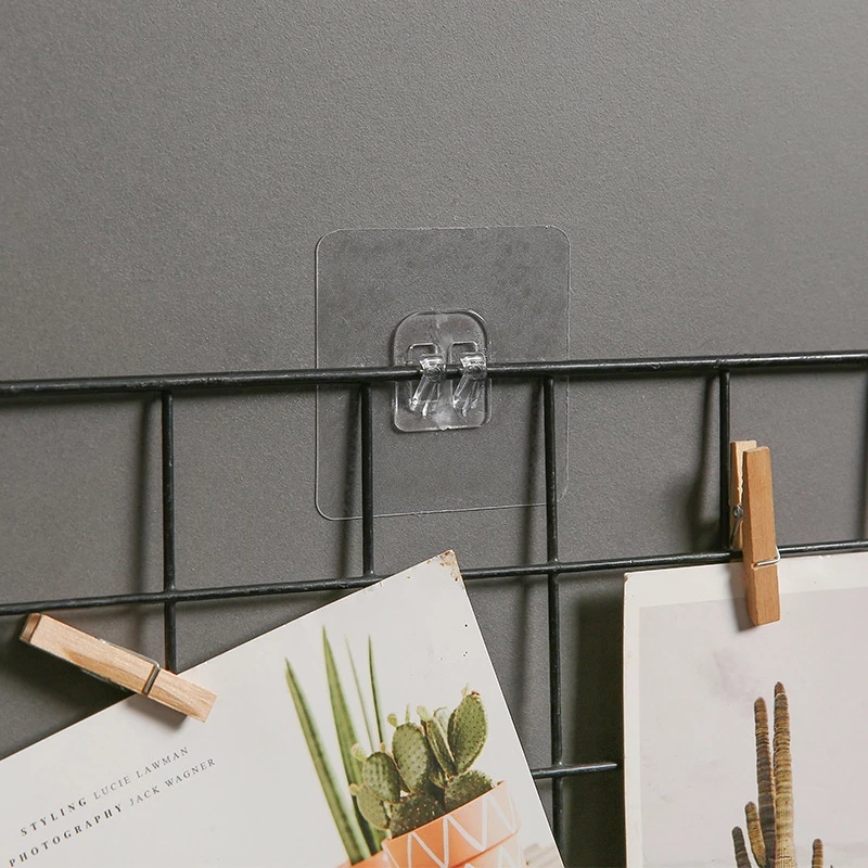 透明フック用ウォール収納ラック,ハンギングアクセサリー,強力 - Commercial Kitchen Rack のレビューと価格