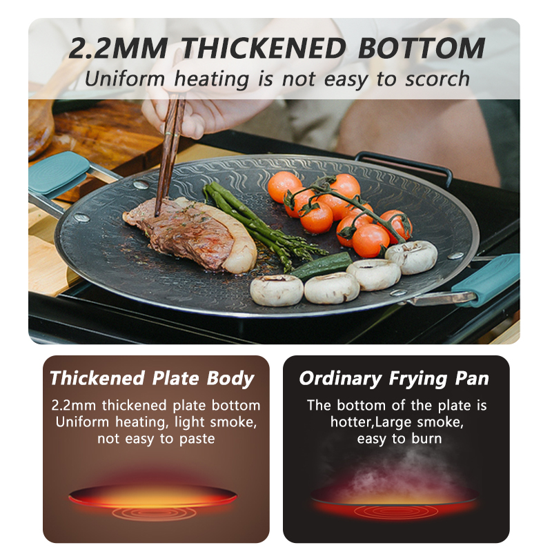 Naturehike バーベキュー調理グリルパンキャンプピク - Commercial Kitchen Pots And Pans のレビューと価格