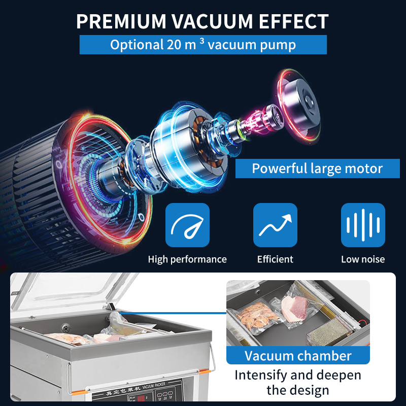 DZ-500 縦型単室食品真空シーラー半自動包装機（モーター - Vacuum Sealer のレビューと価格