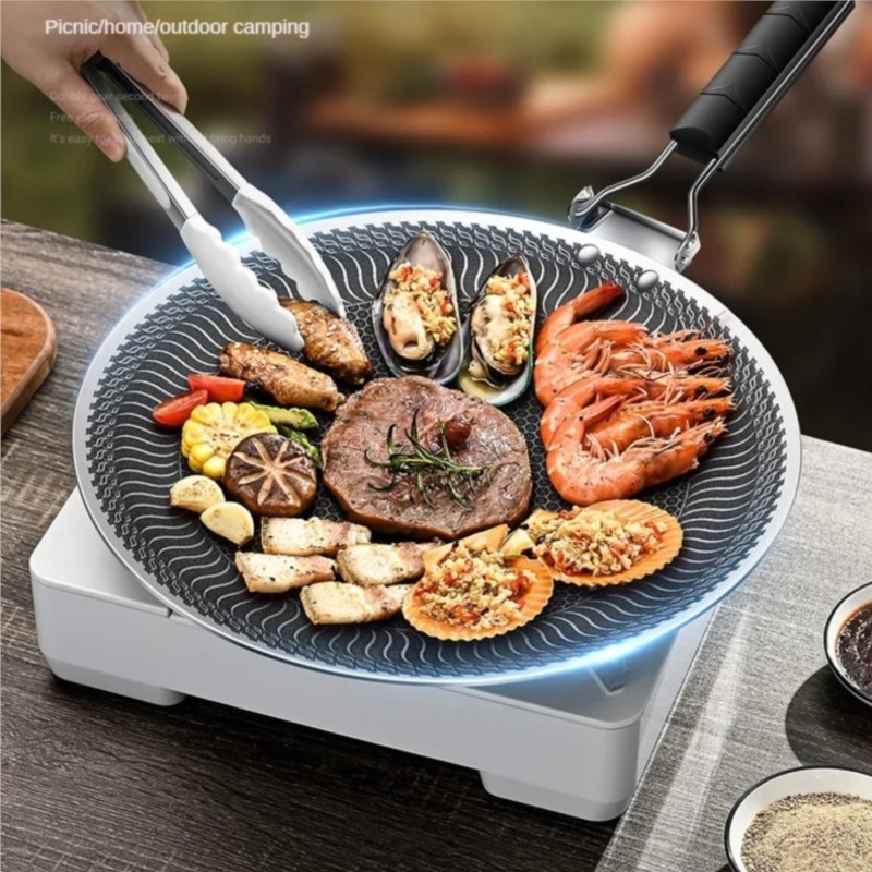 316ステンレス鋼バーベキュープレート、韓国鉄プレート、屋外 - Commercial Kitchen Pots And Pans のレビューと価格