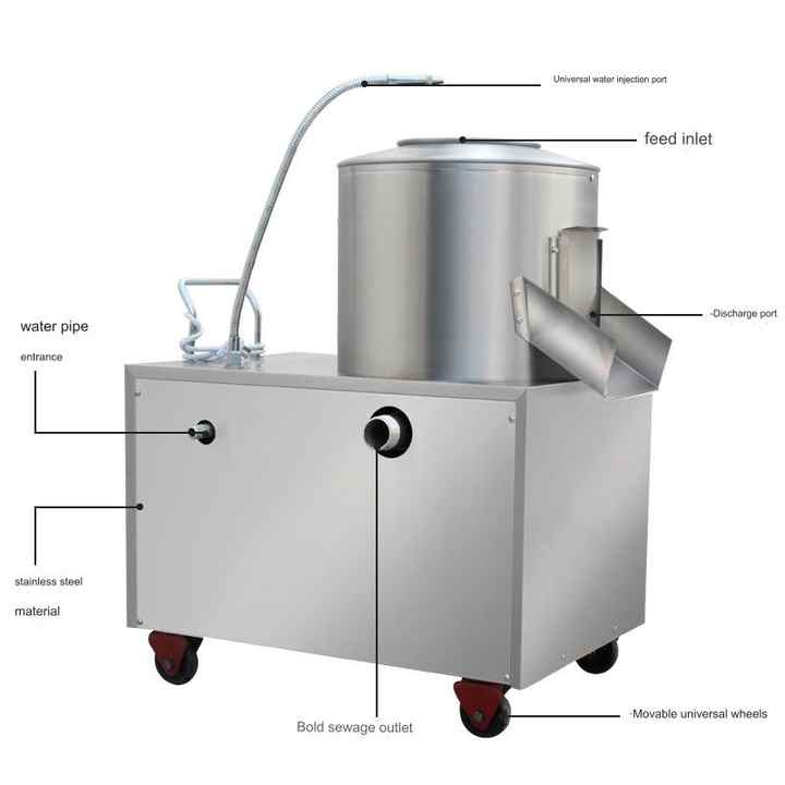 業務用・工業用・家庭用エンジン式ジャガイモ・サツマイモ・生姜 - Commercial Potato Peeler のレビューと価格