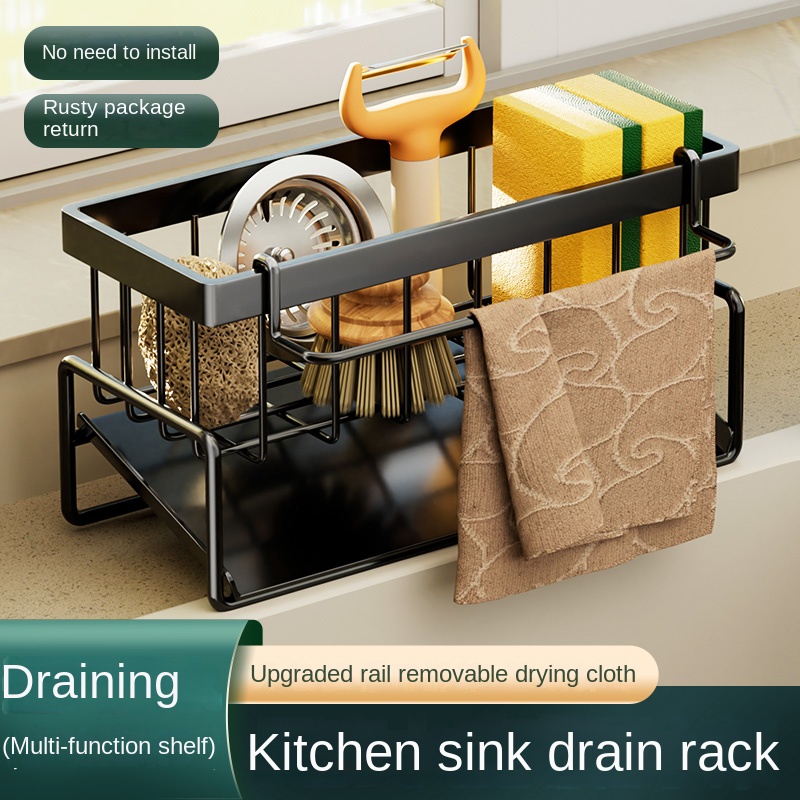 キッチン用ステンレス製棚、スポンジ水切りラック、シンク排水ラ - Commercial Kitchen Rack のレビューと価格