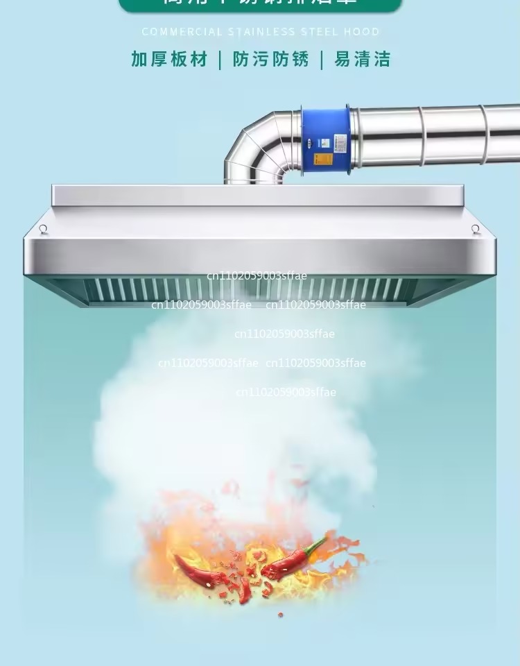 厚みのあるステンレス製のフュームフード、業務用厨房レストラン - Commercial Kitchen Range Hood のレビューと価格